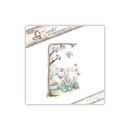 Magnolia Clingstempel Hoppy Easter Bunny Background Cling Stamp