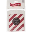 My Mind's Eye Flachbeutel klein Sleigh Bells Ring Treat Bags - 10 Stück